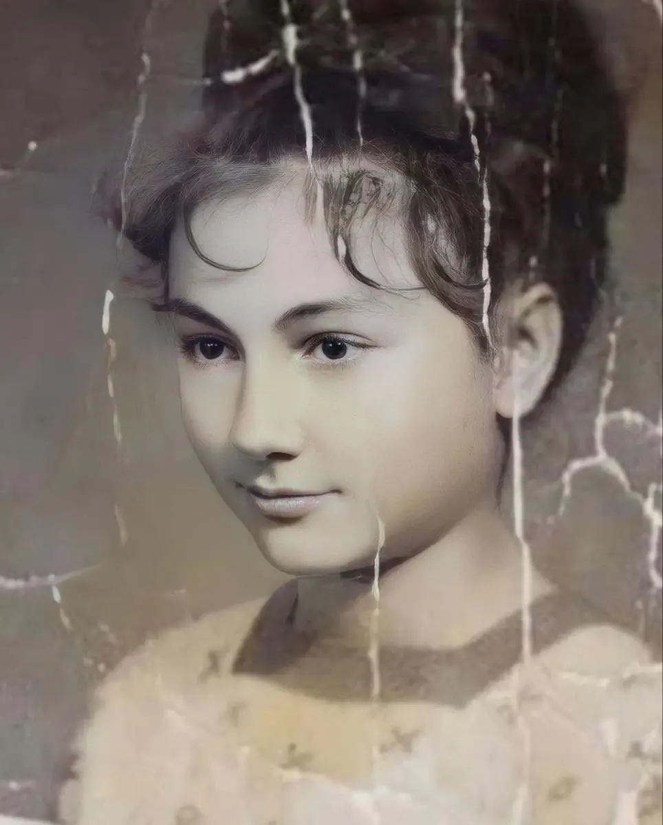Collection of severely damaged photos showing various types of damage before restoration